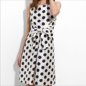 Kate Spade Blue Polka Dot Jillian Dress